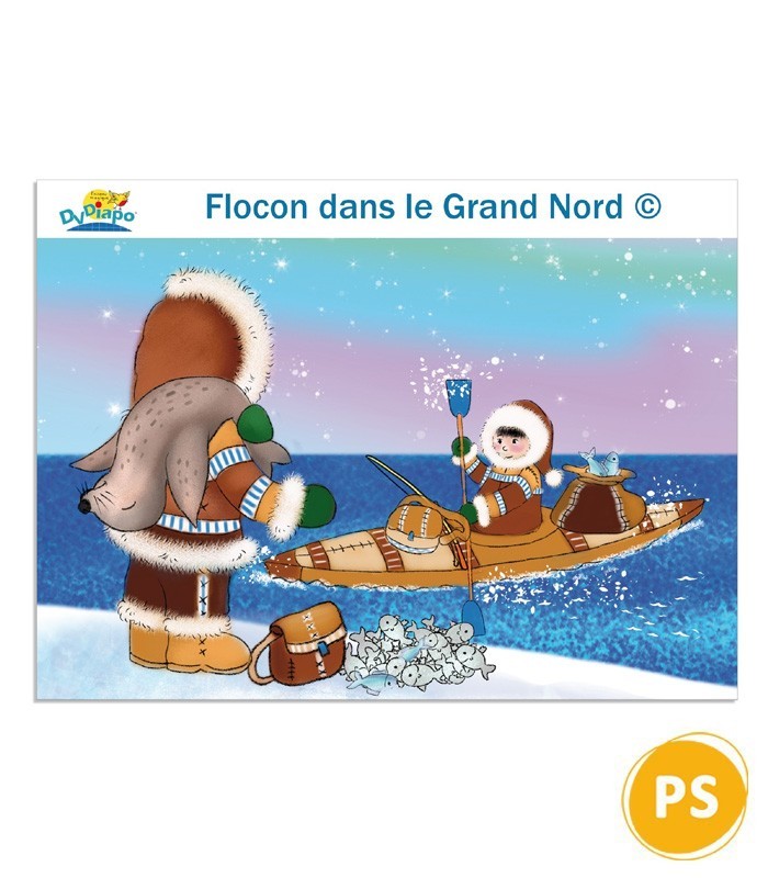 FLOCON DANS LE GRAND NORD - L'Atelier de l'Oiseau Magique