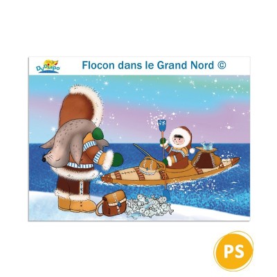 FLOCON DANS LE GRAND NORD - L'Atelier de l'Oiseau Magique