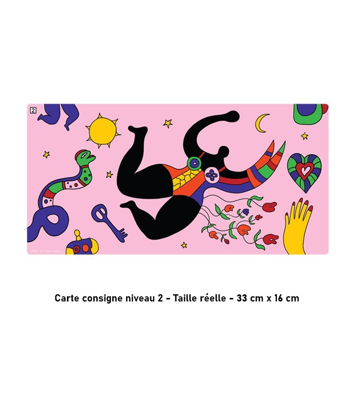 Puzzle 40 pièces GS inspiré Niki de Saint Phalle – Art et couleurs