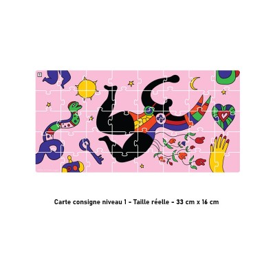 Puzzle 40 pièces GS inspiré Niki de Saint Phalle – Art et couleurs