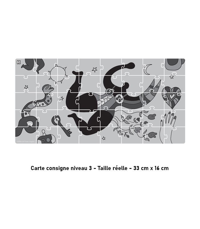 Puzzle 40 pièces GS inspiré Niki de Saint Phalle – Art et couleurs