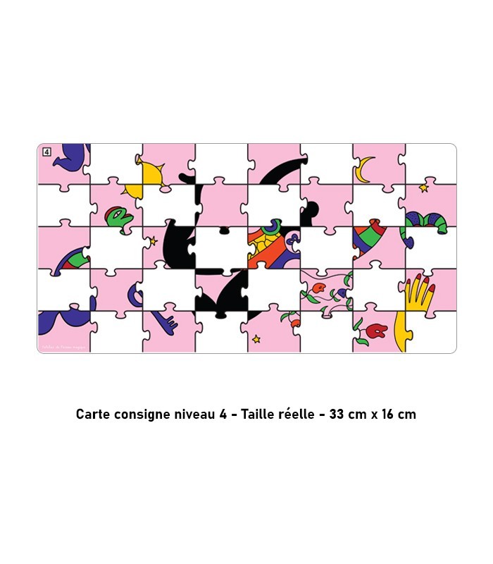 Puzzle 40 pièces GS inspiré Niki de Saint Phalle – Art et couleurs