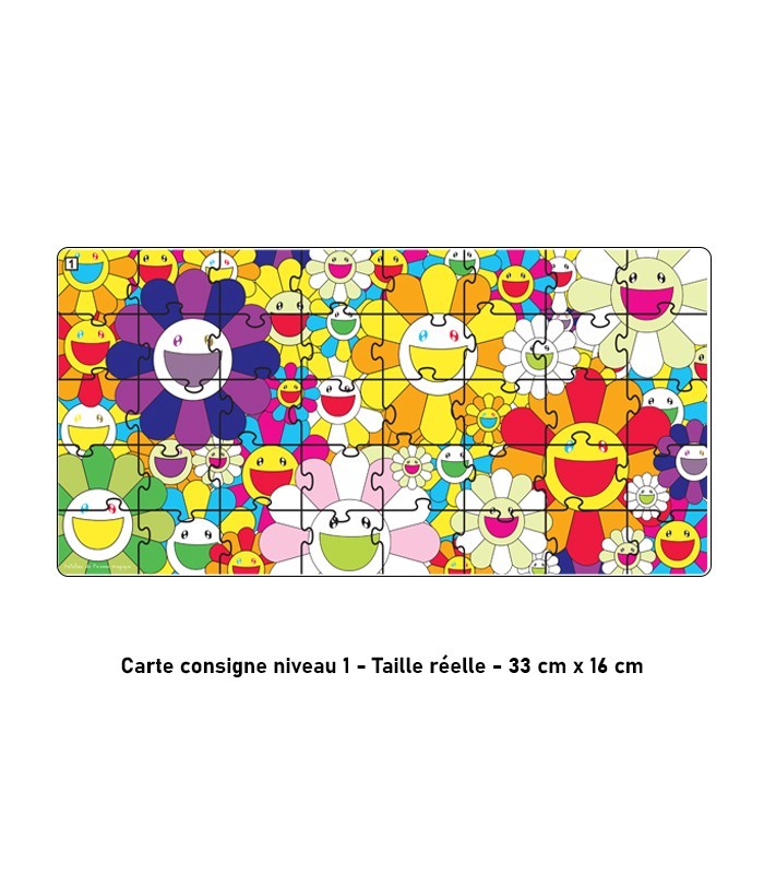 Puzzle 40 pièces GS Murakami – Pop japonais et couleurs