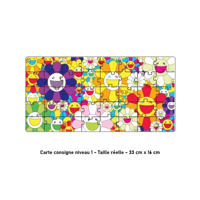 Puzzle 40 pièces GS Murakami – Pop japonais et couleurs