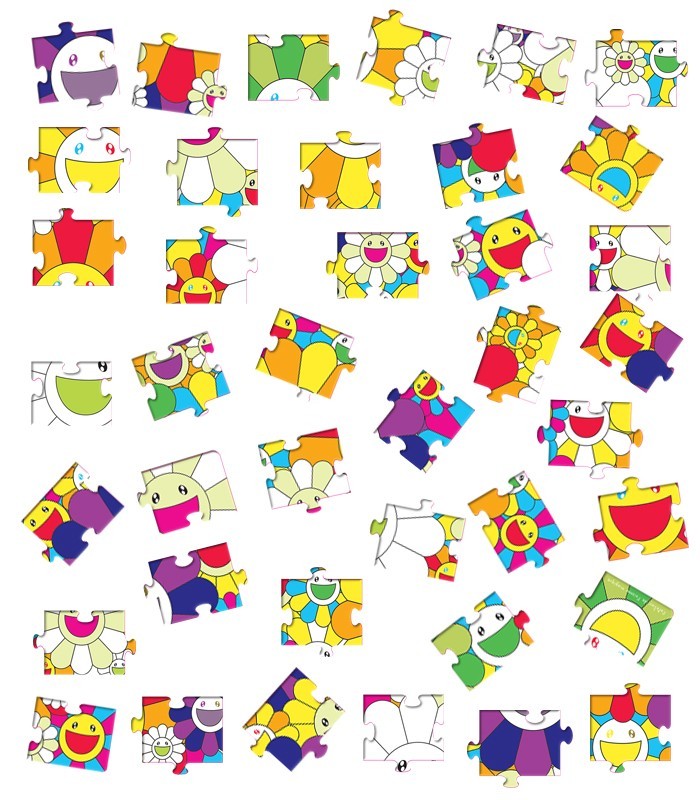 Puzzle 40 pièces GS Murakami – Pop japonais et couleurs