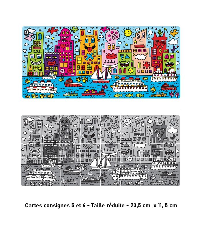 Puzzle 40 pièces GS Murakami – Pop japonais et couleurs