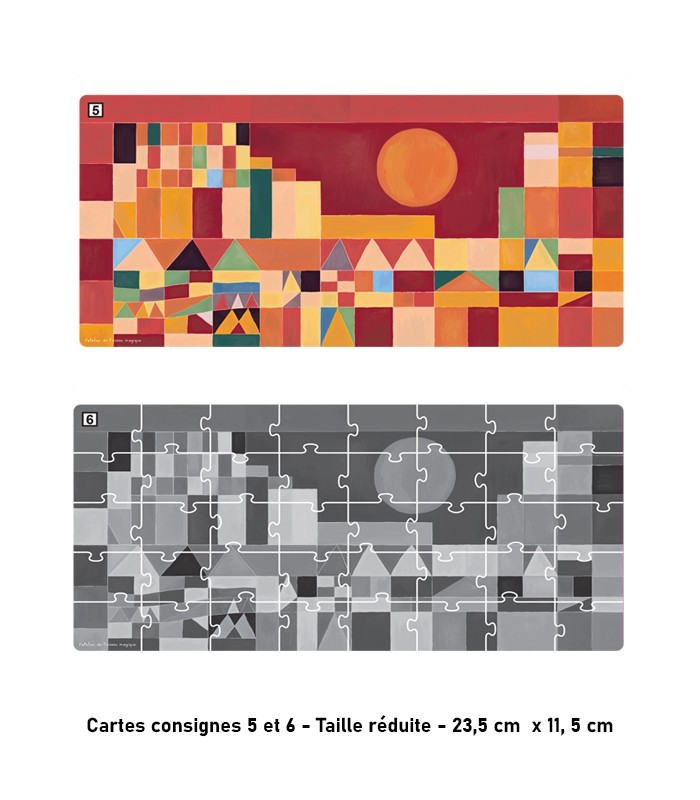 Puzzle artistique GS – À la façon de Paul Klee | Formes, lignes et couleurs