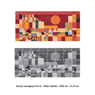 Puzzle artistique GS – À la façon de Paul Klee | Formes, lignes et couleurs