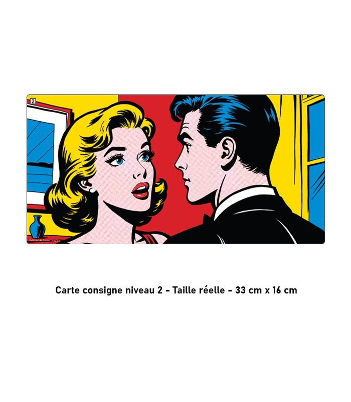 Puzzle Grande Section – À la façon de Roy Lichtenstein (40 pièces)