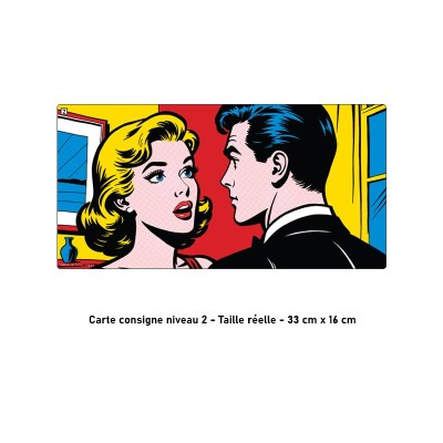 Puzzle Grande Section – À la façon de Roy Lichtenstein (40 pièces)