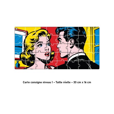Puzzle Grande Section – À la façon de Roy Lichtenstein (40 pièces)