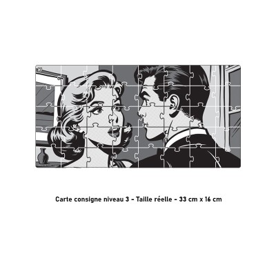 Puzzle Grande Section – À la façon de Roy Lichtenstein (40 pièces)