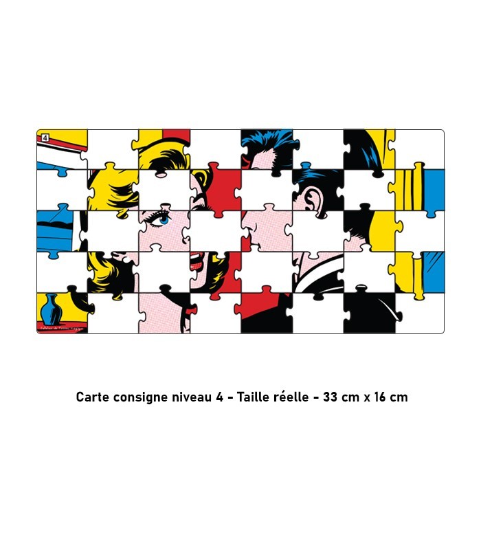 Puzzle Grande Section – À la façon de Roy Lichtenstein (40 pièces)