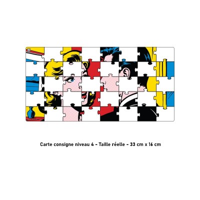Puzzle Grande Section – À la façon de Roy Lichtenstein (40 pièces)