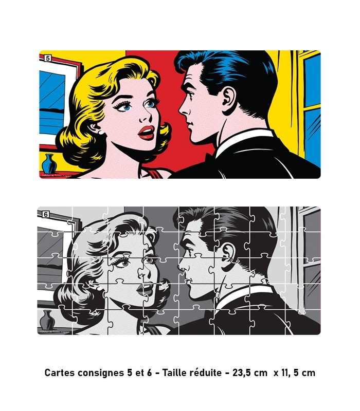 Puzzle Grande Section – À la façon de Roy Lichtenstein (40 pièces)