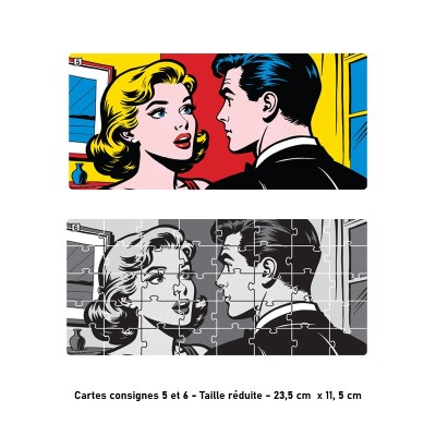 Puzzle Grande Section – À la façon de Roy Lichtenstein (40 pièces)