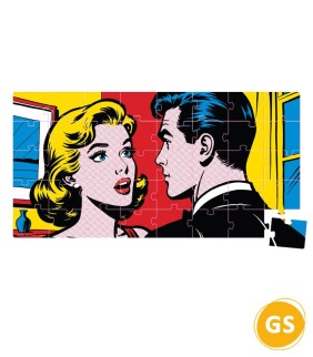 Puzzle Grande Section – À la façon de Roy Lichtenstein (40 pièces)