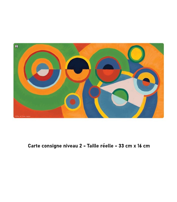 Puzzle Grande Section – À la façon de Robert Delaunay (40 pièces)