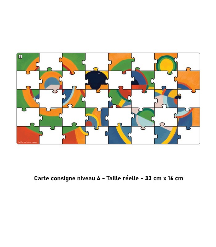 Puzzle Grande Section – À la façon de Robert Delaunay (40 pièces)