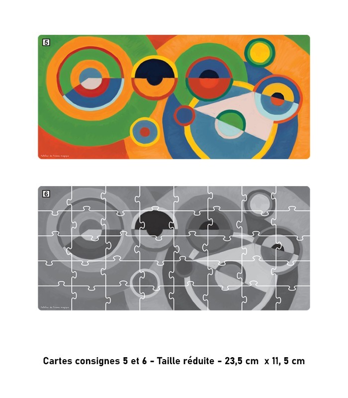 Puzzle Grande Section – À la façon de Robert Delaunay (40 pièces)