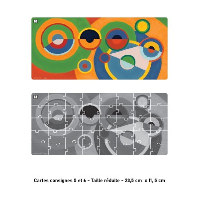 Puzzle Grande Section – À la façon de Robert Delaunay (40 pièces)