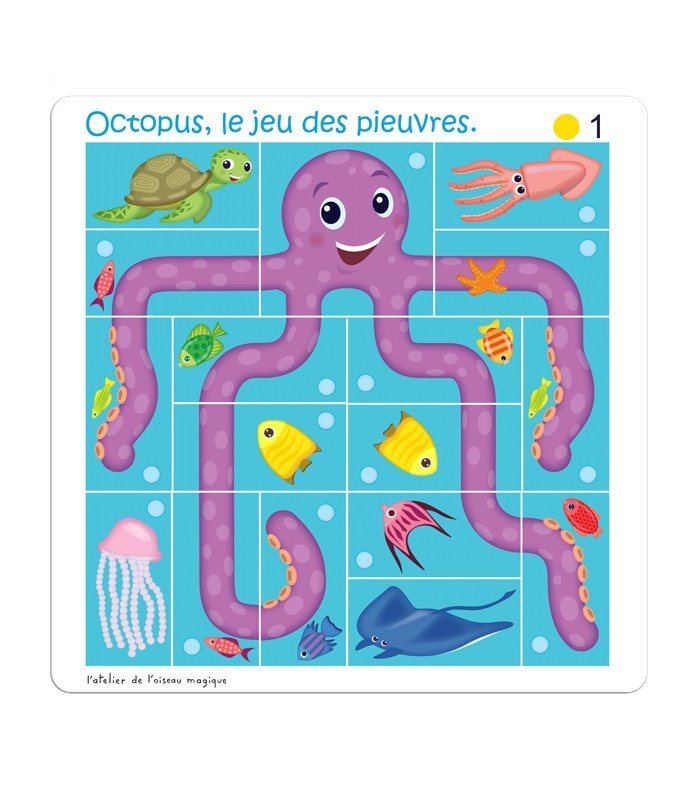 Octopus – Jeu pédagogique de codage et orientation GS CP