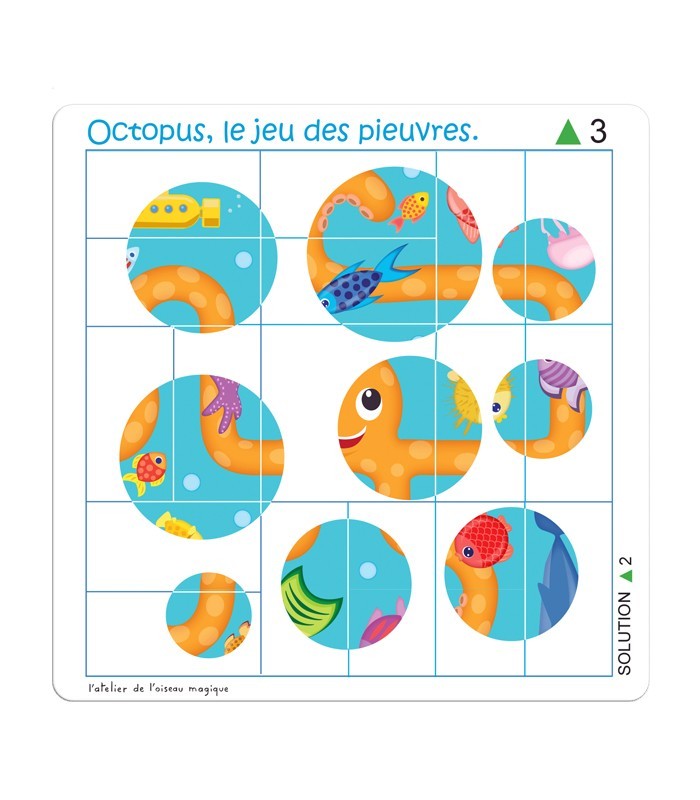 Octopus – Jeu pédagogique de codage et orientation GS CP