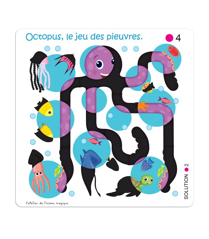 Octopus – Jeu pédagogique de codage et orientation GS CP