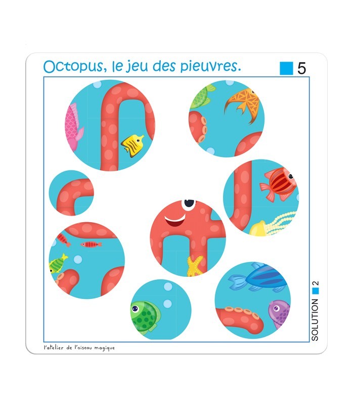 Octopus – Jeu pédagogique de codage et orientation GS CP