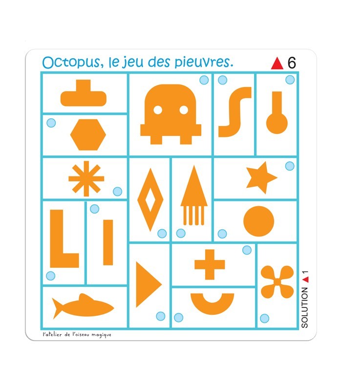 Octopus – Jeu pédagogique de codage et orientation GS CP