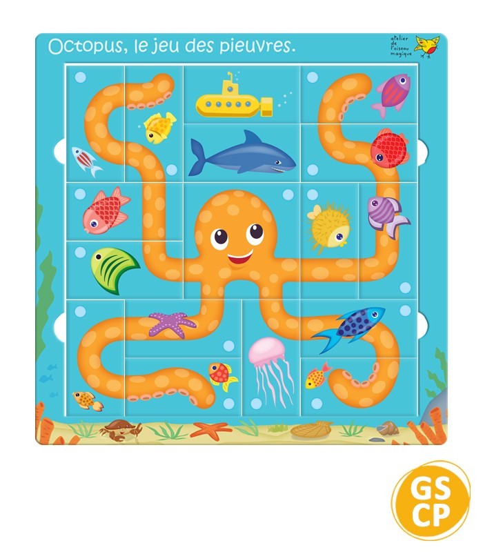 Octopus – Jeu pédagogique de codage et orientation GS CP