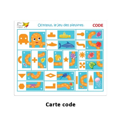 Octopus – Jeu pédagogique de codage et orientation GS CP