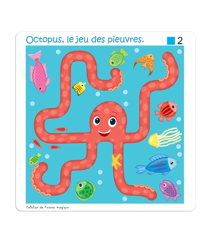 Pack Octopus – Jeu d’orientation spatiale et de décodage GS CP