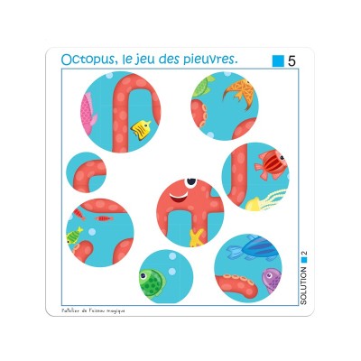 Pack Octopus – Jeu d’orientation spatiale et de décodage GS CP