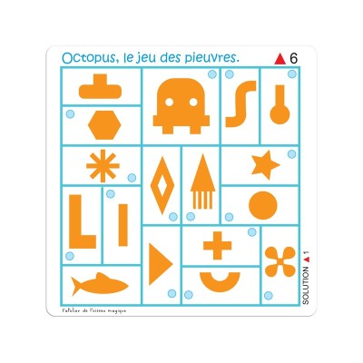 Pack Octopus – Jeu d’orientation spatiale et de décodage GS CP