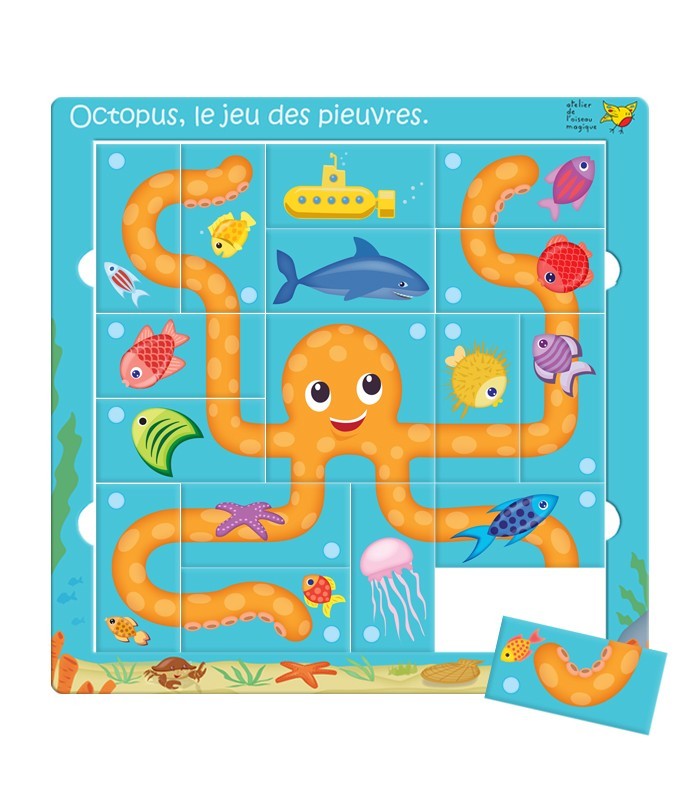 Pack Octopus – Jeu d’orientation spatiale et de décodage GS CP