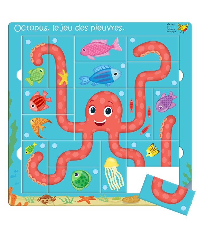 Pack Octopus – Jeu d’orientation spatiale et de décodage GS CP