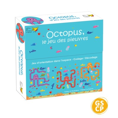 Pack Octopus – Jeu d’orientation spatiale et de décodage GS CP