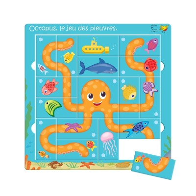 Octopus – Jeu d’orientation spatiale pour orthophonie et rééducation