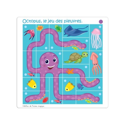Octopus – Jeu d’orientation spatiale pour orthophonie et rééducation