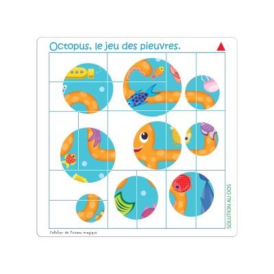 Octopus – Jeu d’orientation spatiale pour orthophonie et rééducation