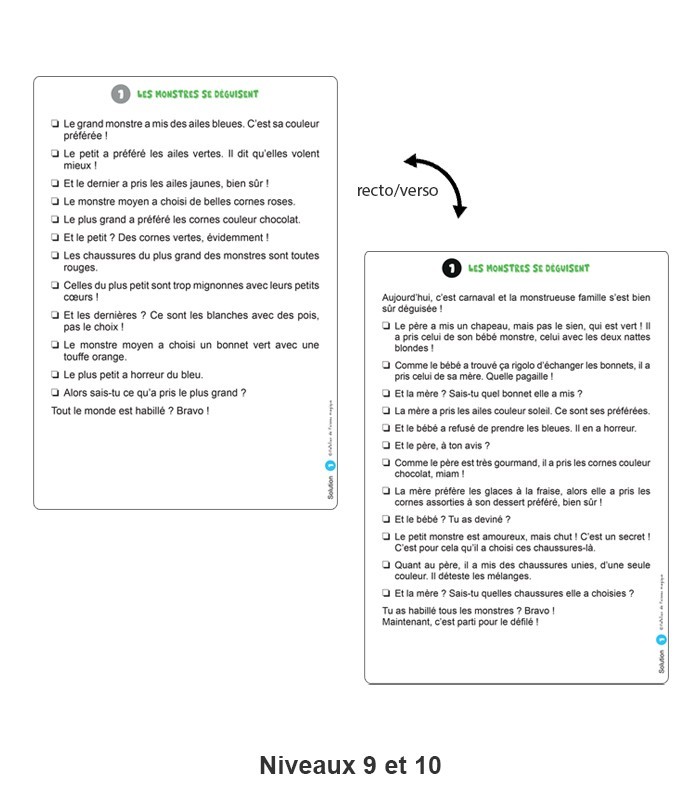 Les monstres se déguisent – Jeu + extension