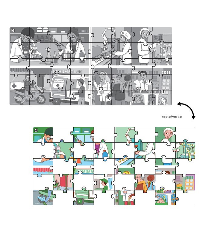 Puzzle Pharmacie 40 pièces – Grande Section | Oiseau Magique