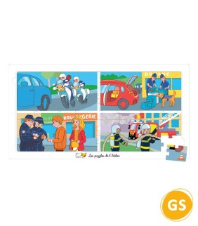 Puzzle Sécurité publique 40 pièces – Grande Section | Oiseau Magique