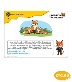 Mission Possible – Résolution de problèmes Cycle 3