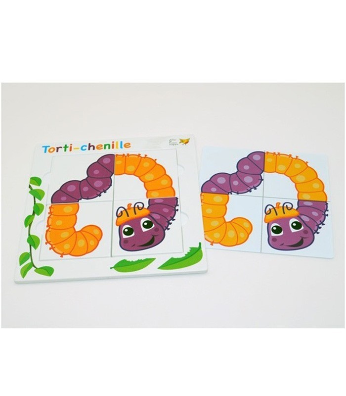Torti-chenille – Jeu éducatif de reconnaissance des couleurs et des formes